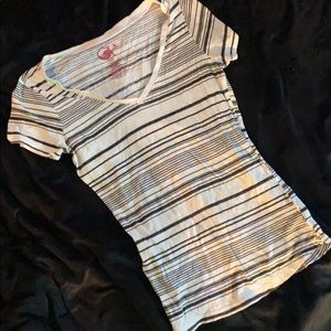 Black and white striped t-shirt